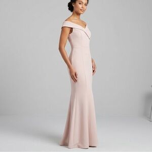 Showpo Blush Pink Maxi Dress Size 6 Stretchy Back Zip Pastel Formal bl b